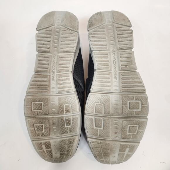 Skechers Equalizer Memory Foam Men's Slip On Sneakers Mesh Textile Gray Size 9 - Picture 7 of 8